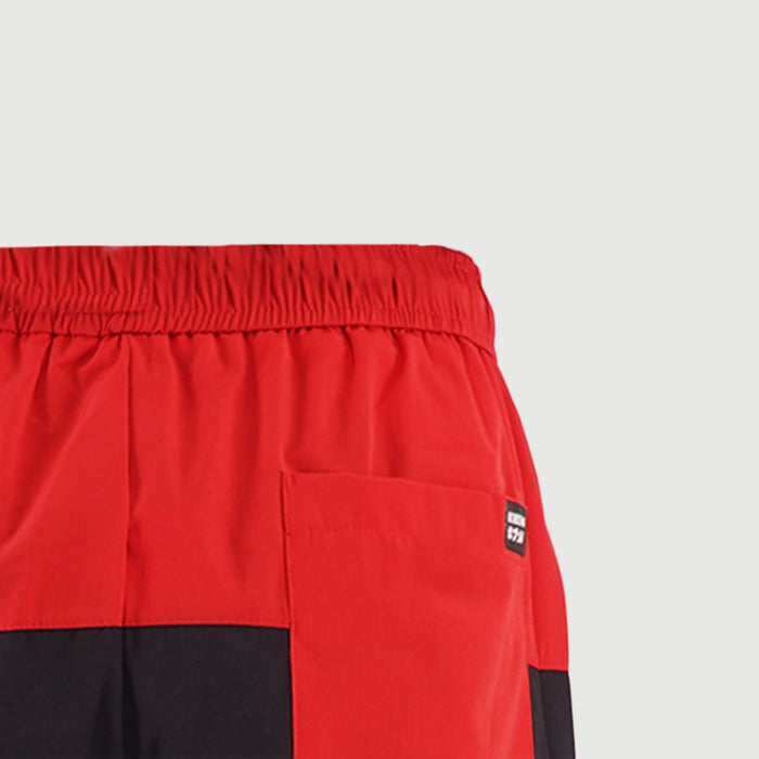 Bobson Japanese Men's Basic Non-Denim Jogger shorts For Men Casual Apparel Trendy Fashion High Quality Fashionable Taslan short For Men 103333 (Red)