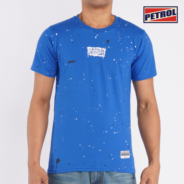 Petrol Basic Tees for Men Slim Fitting Shirt CVC Jersey Fabric Trendy fashion Casual Top True Blue T-shirt for Men 114808-U (True Blue)