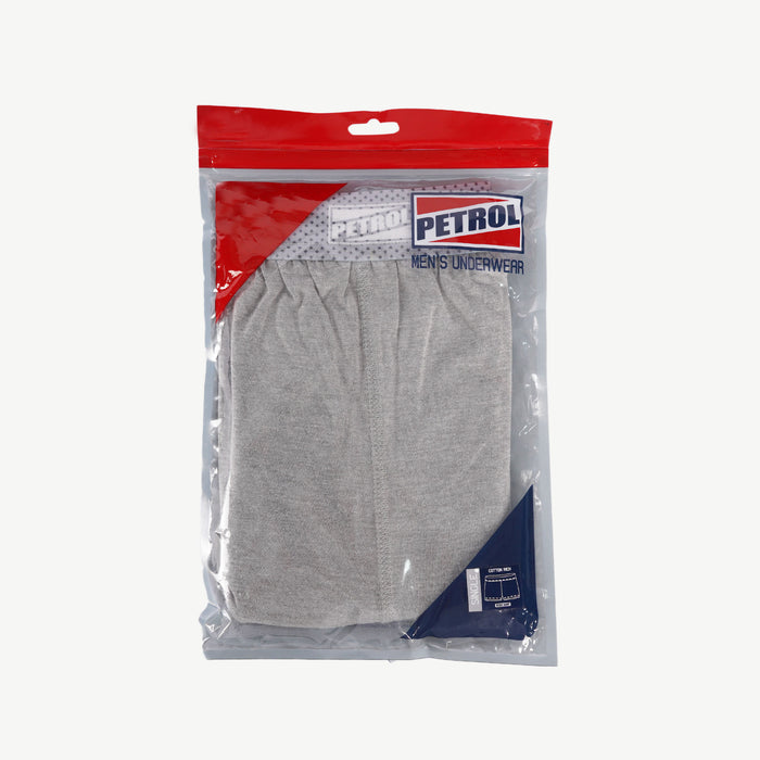 Petrol Men's Basic Underwear Boxer Briefs Cotton Fabric Gray Brief 96792 (Gray)