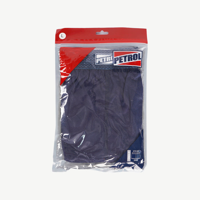 Petrol Men's Basic Underwear Boxer Briefs Cotton Fabric Navy Blue Brief 96792 (Navy Blue)