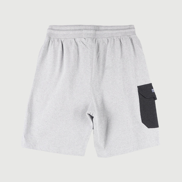 Petrol Basic Non-Denim Jogger Shorts for Men Trendy Fashion Regular Fitting Garment Wash Fabric Casual short Navy Jogger short for Men 113843 (Heather Gray)