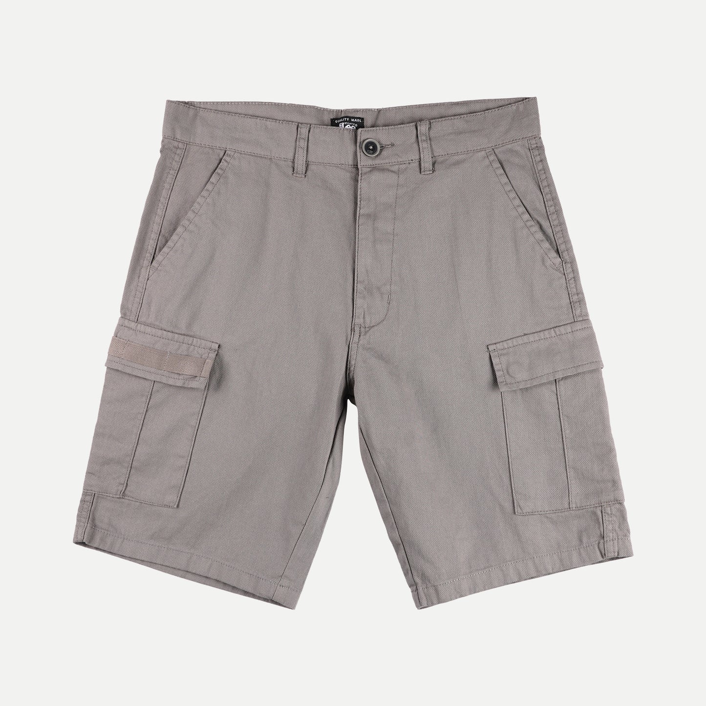 Stylistic Mr. Lee Men's Basic Non- Denim 6 pocket Cargo Short for Men Trendy Fashion High Quality Apparel Comfortable Casual Short for Men 125929-U (Gray)