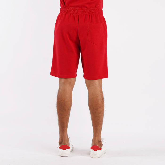 Stylistic Mr. Lee Men's Basic Non-Denim Jogger short for Men Trendy Fashion High Quality Apparel Comfortable Casual Short for Men 118205 (Red)
