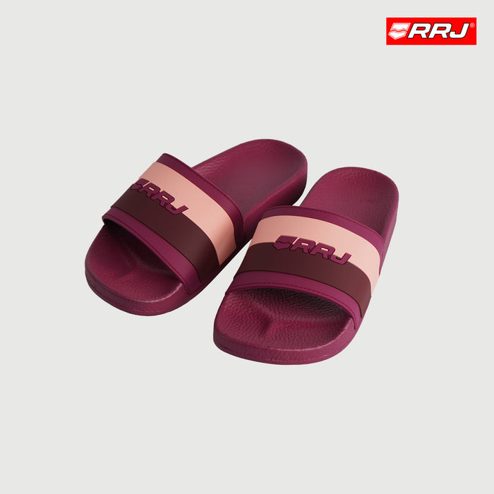 RRJ Ladies Accessories Basic Footwear for Ladies Rubber Slip on Trendy fashion Plum Slip on for Ladies 95400 (Plum)