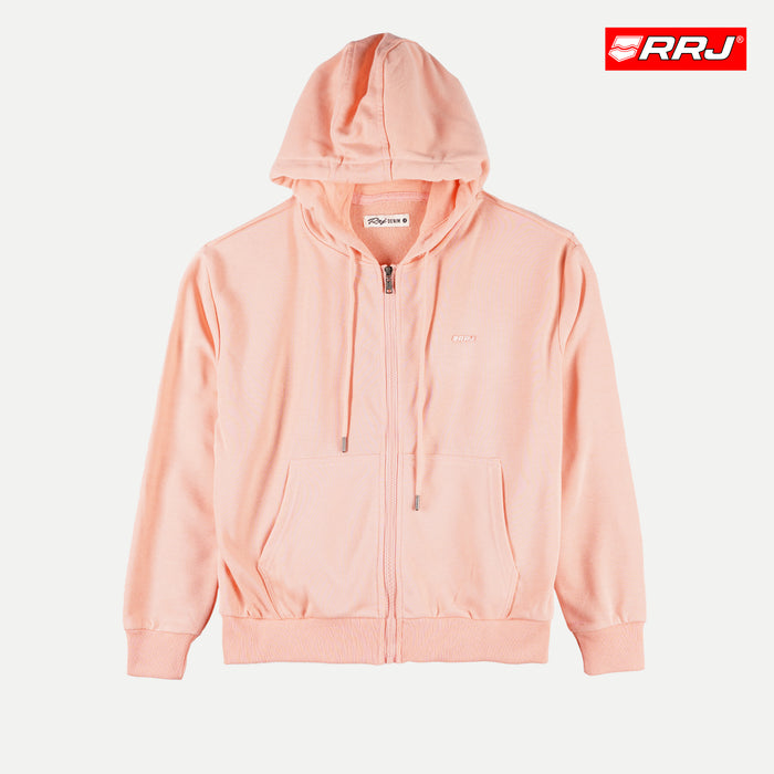 RRJ Ladies Basic Jacket Loose Fitting for Women Trendy Fashion High Quality Apparel Comfortable Casual Jacket for Women 123259 (Pink)