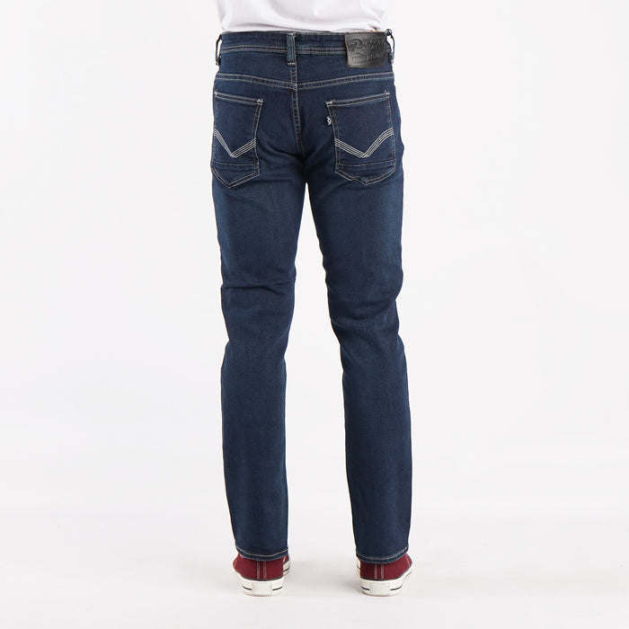 Petrol Basic Denim Pants for Men Skinny Fitting Mid Rise Trendy fashion Casual Bottoms Dark Shade Jeans for Men 141469 (Dark Shade)