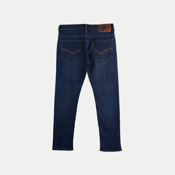 Petrol Basic Denim Pants for Men Skin Tight Fitting Mid Rise Trendy fashion Casual Bottoms Medium Shade Jeans for Men 143345-U (Medium Shade)