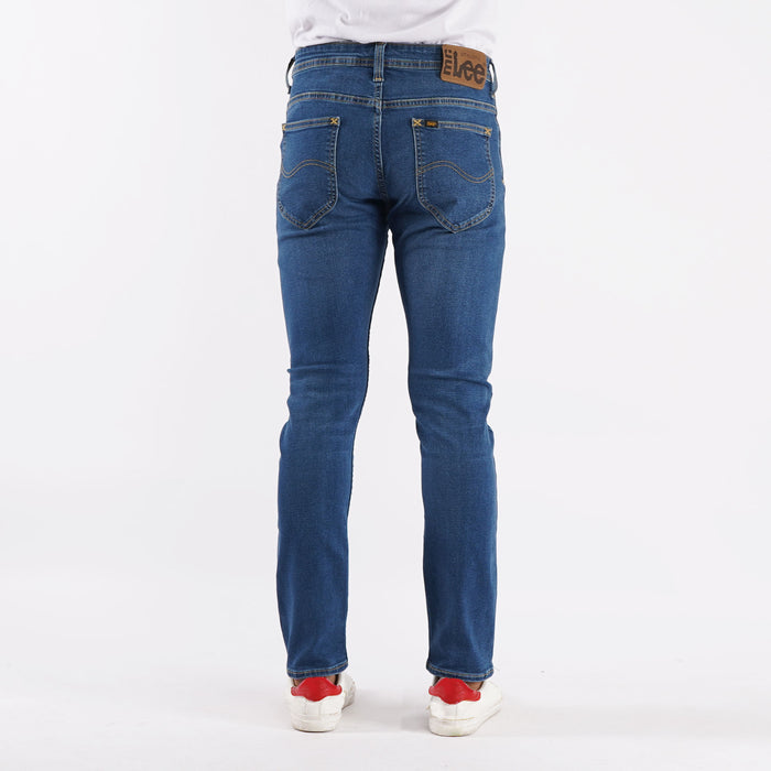 Stylistic Mr. Lee Men's Basic Denim Stretchable Pants for Men Trendy Fashion High Quality Apparel Comfortable Casual Jeans for Men Super skinny Mid Waist 143636-U (Medium Shade)