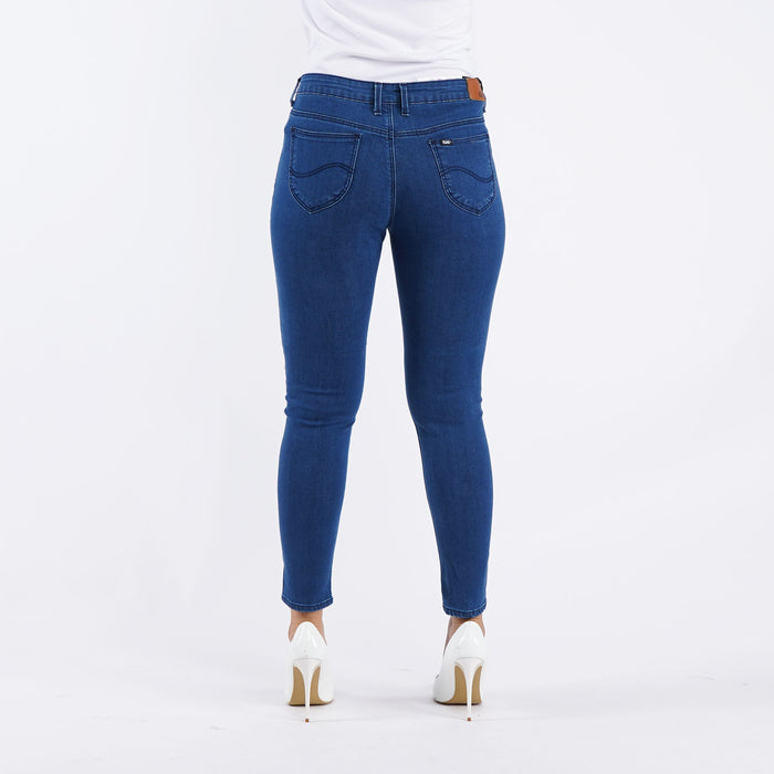 Stylistic Mr. Lee Ladies Basic Denim Stretchable Pants for Women Trendy Fashion High Quality Apparel Comfortable Casual Jeans For Women Super skinny 137273-U (Medium Shade)