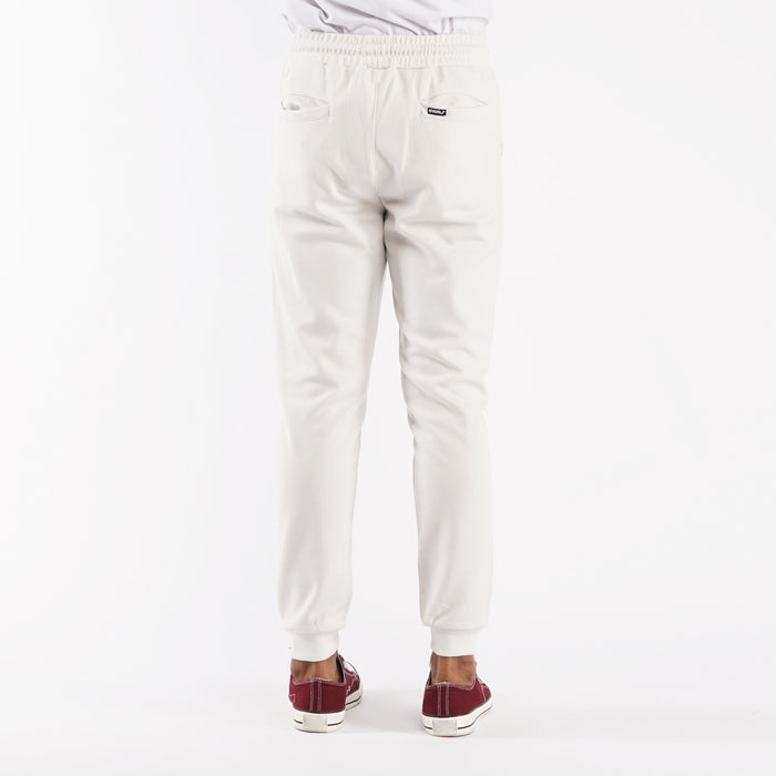 RRJ Basic Apparel Non-Denim Jogger Pants for Men Trendy Fashion With Pocket Regular Fitting Garment Wash Cotton Fabric Casual Jogger pants for Men 129459 (Beige)