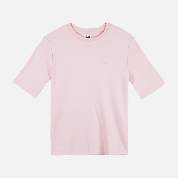 Stylistic Mr. Lee Ladies Basic Tees Plain Round Neck shirt for Women Trendy Fashion High Quality Apparel Comfortable Casual Top for Women Relaxed Fit 120277 (Pink)
