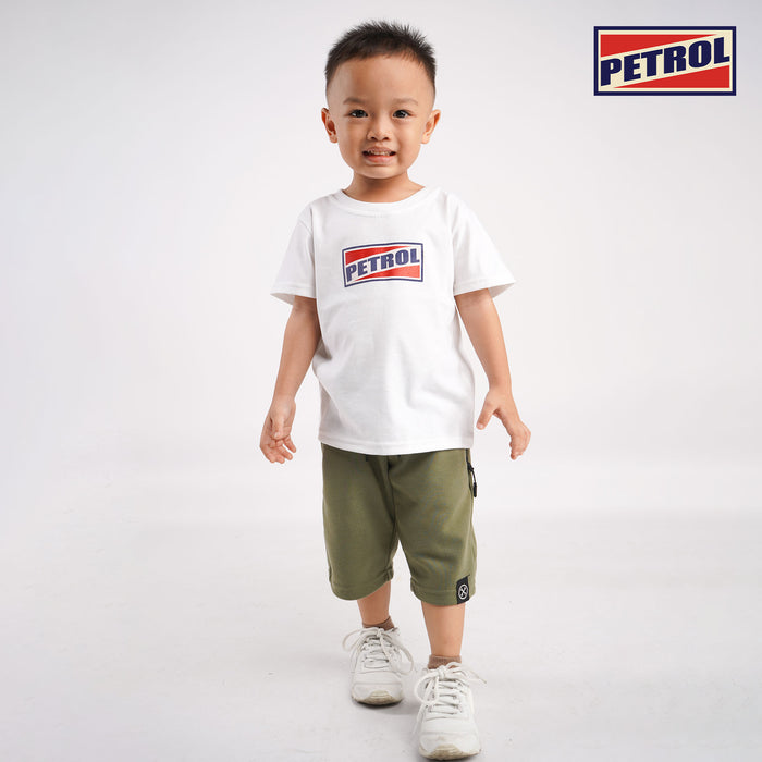 Petrol Kids Wear Basic Non-Denim Jogger shorts For Kids Trendy Fashion High Quality Apparel Comfortable Casual short For Kids 122171 (Green)