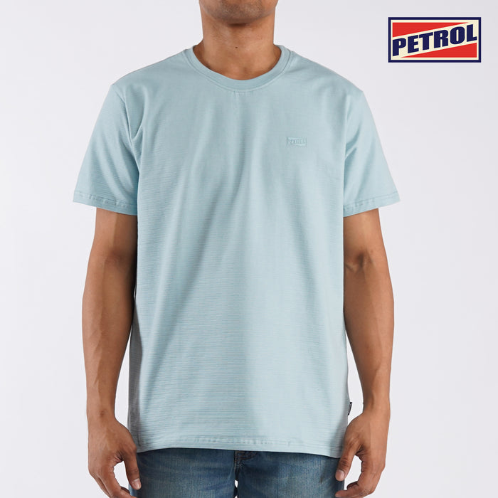Petrol Basic Tees for Men Slim Fitting Shirt Missed Lycra Fabric Trendy fashion Casual Top Sea Foam T-shirt for Men 143189 (Sea Foam)