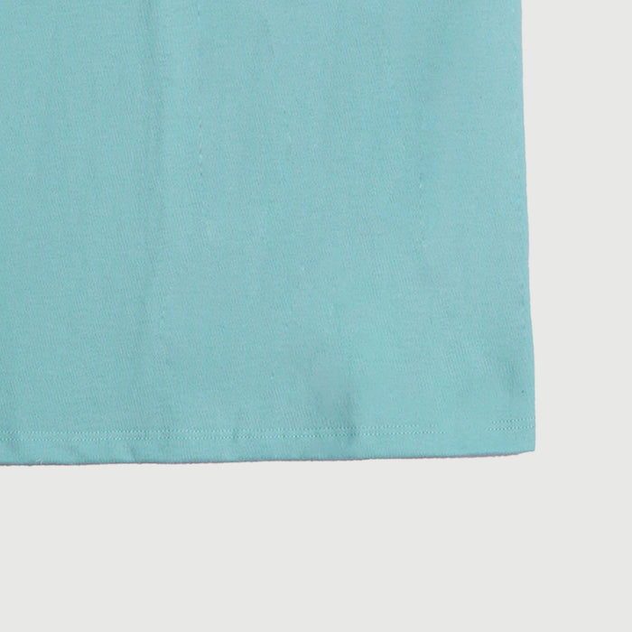Petrol Basic Tees for Ladies Boxy Fitting Shirt CVC Jersey Fabric Trendy fashion Casual Top Blue Mist T-shirt for Ladies 134716-U (Blue Mist)