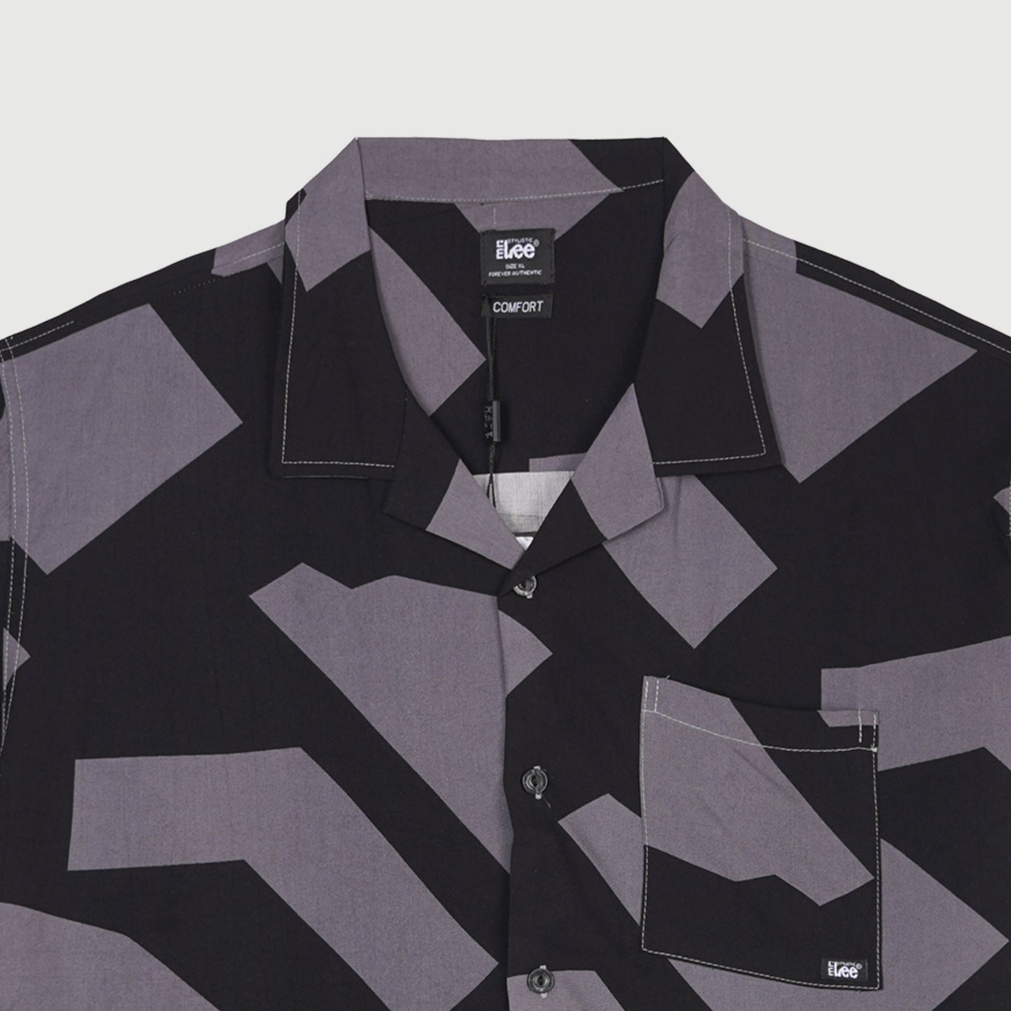 Stylistic Mr. Lee Men's Basic Woven Comfort Fitting Printed Short Sleeve Polo for Men Trendy Fashion High Quality Apparel Comfortable Casual Polo for Men Comfort Fit 124616 (Black)