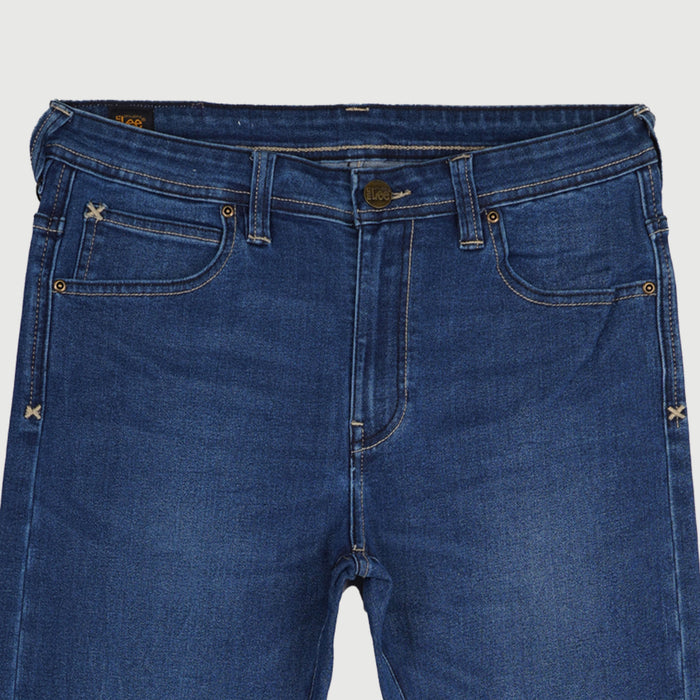 Stylistic Mr. Lee Men's Basic Denim Pants for Men Trendy Fashion High Quality Apparel Comfortable Casual Jeans for Men Super Skinny Mid Waist 147614 (Medium Shade)