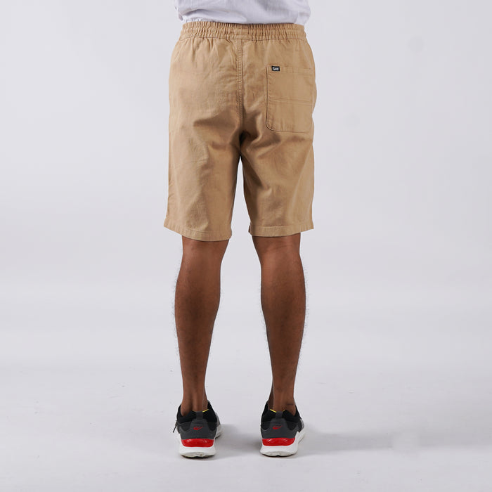 Stylistic Mr. Lee Men's Basic Non-Denim Jogger Shorts for Men Trendy Fashion High Quality Apparel Comfortable Casual short for Men Mid Waist 127770 (Incense)
