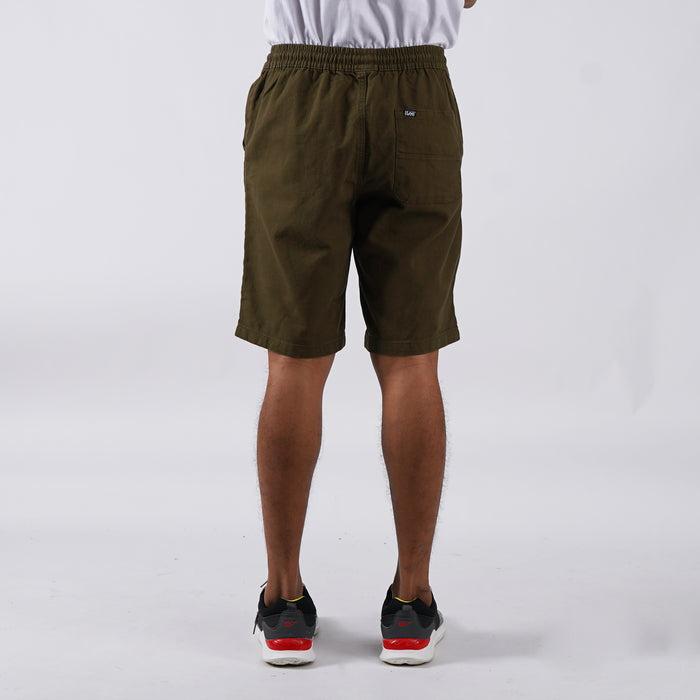 Stylistic Mr. Lee Men's Basic Non-Denim Jogger Shorts for Men Trendy Fashion High Quality Apparel Comfortable Casual short for Men Mid Waist 127770 (Olive Light)
