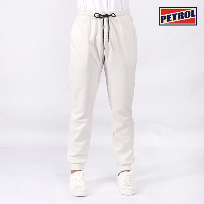 Petrol Basic Apparel Non-Denim Jogger Pants for Men Trendy Fashion With Pocket Regular Fitting Garment Wash Cotton Fabric Casual Jogger pants for Men 132166 (Beige)