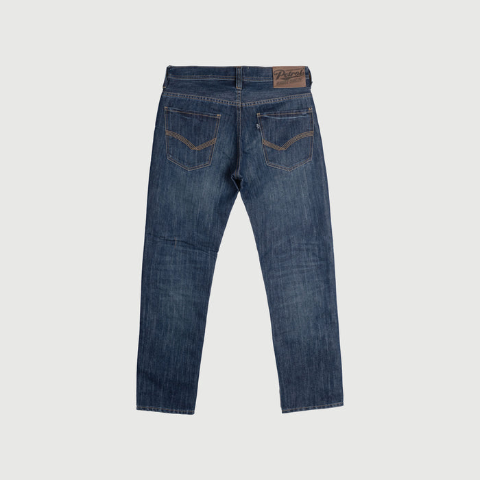 Petrol Men's Basic Denim Skinny Fitting Vintage wash w/details Mid Rise Trendy Fashion Casual Bottoms Dark Shade Jeans for Men 148370 (Dark Shade)