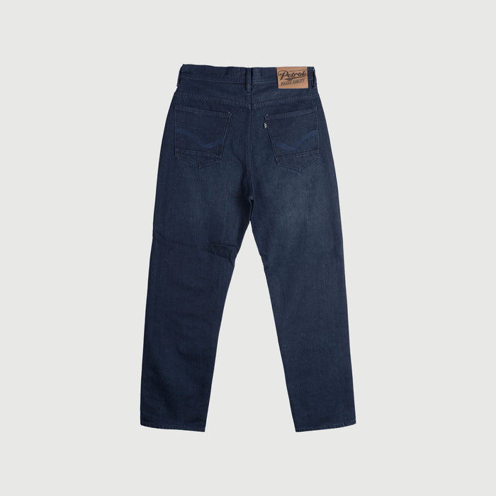Petrol Men's Basic Denim Baggy jeans for Men Trendy Fashion High Quality Apparel Comfortable Casual Mid Waist Pants for Men 148948 (Dark Shade)