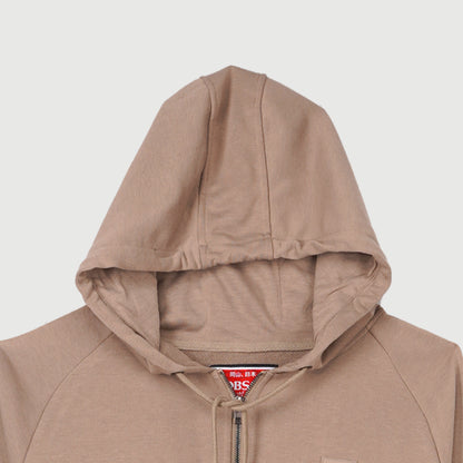 Bobson Japanese Men's Basic Hoodie Jacket for Men Trendy Fashion High Quality Apparel Comfortable Casual Jacket for Men Regular Fit 118315 (Brown)