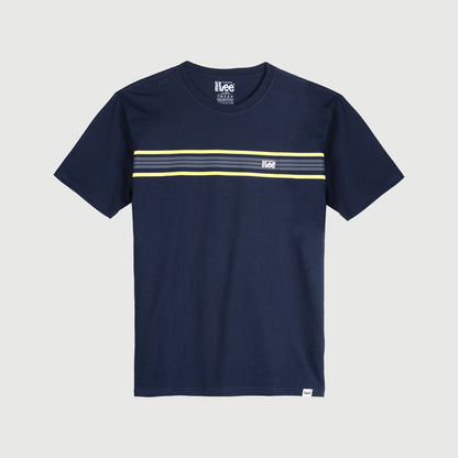 Stylistic Mr. Lee Men's Basic Tees Round Neck T shirt for Men Trendy Fashion High Quality Apparel Comfortable Casual Top for Men Semi body Fit 135116-U (Navy)