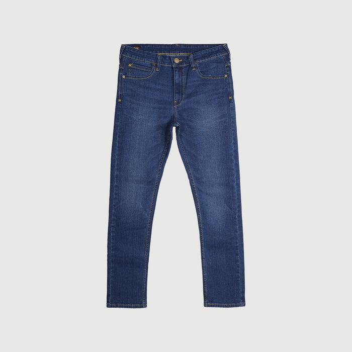Stylistic Mr. Lee Men's Basic Denim Stretchable Pants for Men Trendy Fashion High Quality Apparel Comfortable Casual Jeans for Men Super skinny Mid Waist 149569-U (Medium Shade)
