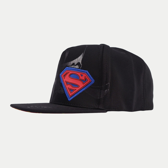 Stylistic Mr. Lee Men's X Justice League Superman Cap for Men Trendy Fashion High Quality Apparel Comfortable Casual Accessories Basic Cap for Men 138068 (Black)