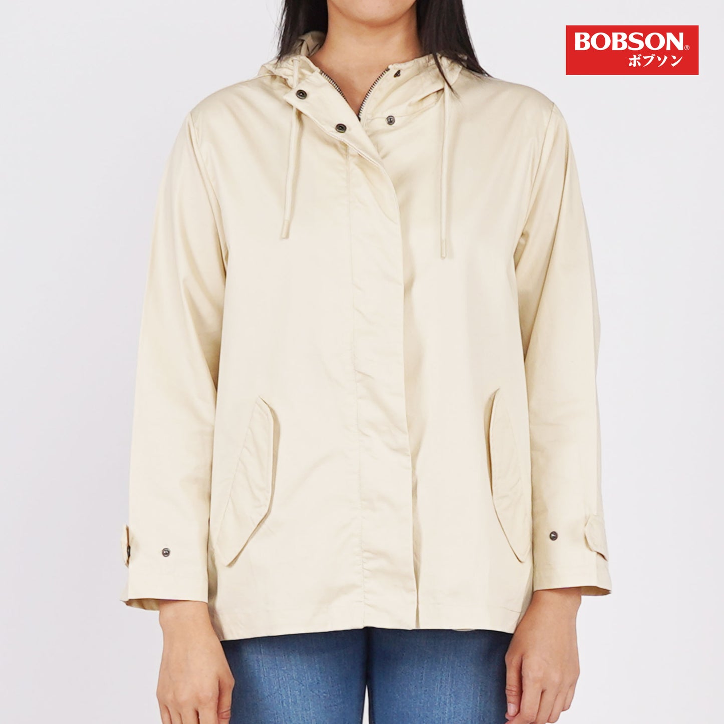 Bobson Japanese Ladies Basic Jacket Regular Fit 112666 (Beige)