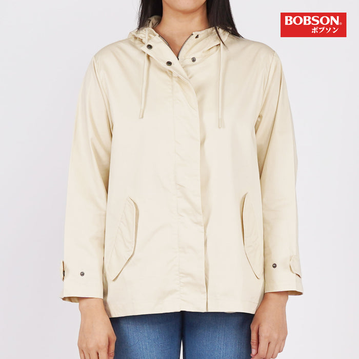 Bobson Japanese Ladies Basic Jacket Regular Fit 112666 (Beige)