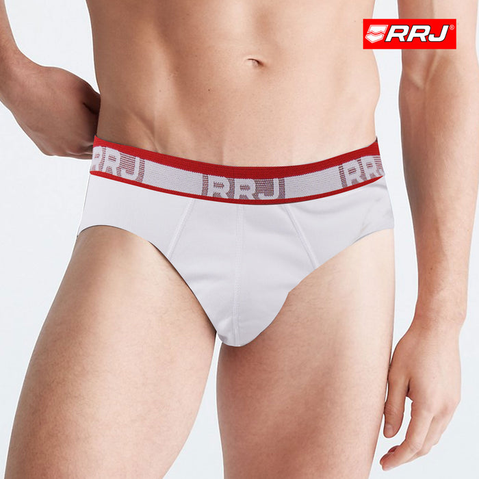 RRJ Men's Accessories Basic Innerwear for Men Boxer Brief Basic Underwear White Boxer Brief for Men 117672-U (White)