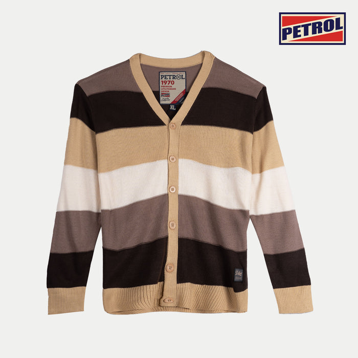 Petrol Men's Basic Jacket Slim Fitting Cotton Fabric Sweatshirt Trendy fashion Casual Top Light Brown Jacket for Men 138140 (Light Brown)