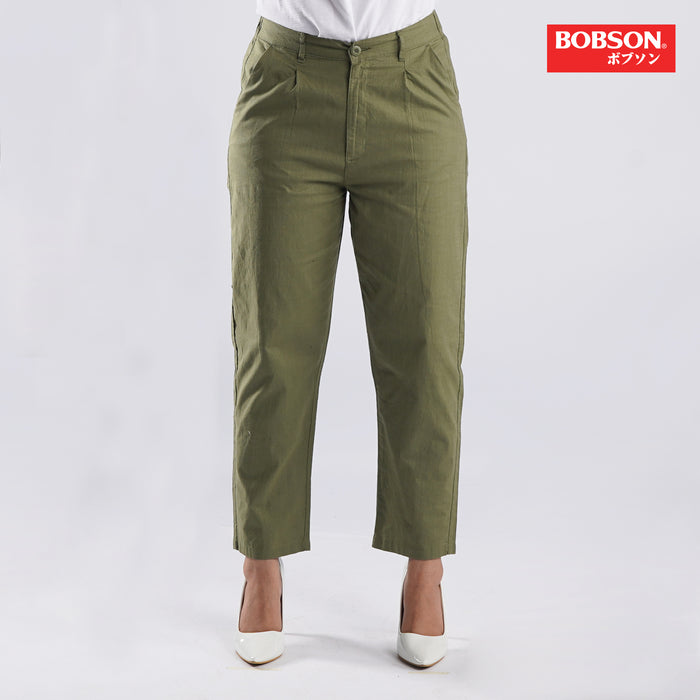 Bobson Ladies Basic Non-Denim Drawstring Candy Pants for Women Trendy Fashion High Quality Apparel Comfortable Casual Trouser Office Pants for Women 127988 (Mint)