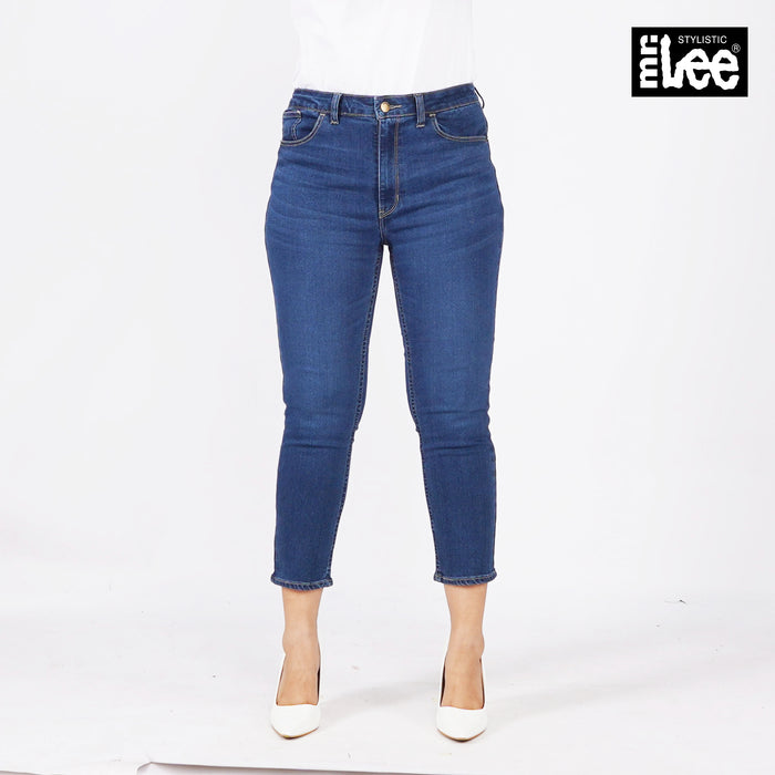 Stylistic Mr. Lee Ladies Basic Denim Trendy Fashion High Quality Apparel Comfortable Casual Jeans for Women Super Skinny 149891 (Medium Shade)