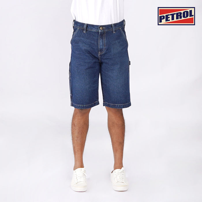 Petrol Basic Denim Short for Men Regular Fitting Mid Rise Carpent Trendy fashion Casual Bottoms Dark Shade Jeans for Men 151002 (Dark Shade)