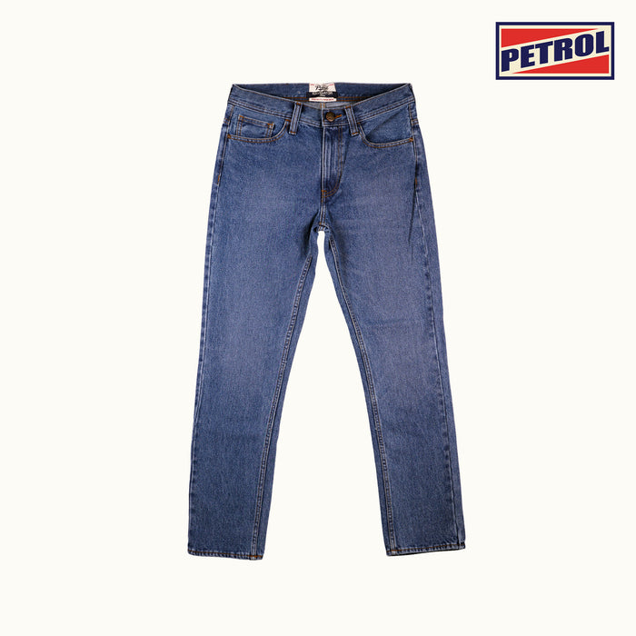 Petrol Basic Denim Pants for Men Skinny Fitting Mid Rise Trendy fashion Casual Bottoms Medium Shade Jeans for Men 148799-U (Medium Shade)