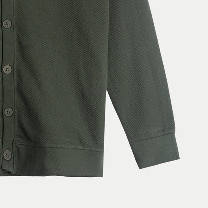 Stylistic Mr. Lee Men's Basic Button Down Jacket for Men Trendy Fashion High Quality Apparel Comfortable Casual Jacket for Men Regular Fit 140062-U (Blue Green)