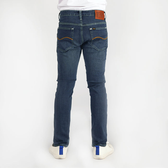 Stylistic Mr. Lee Men's Basic Denim Pants for Men Trendy Fashion High Quality Apparel Comfortable Casual Jeans for Men Super Skinny Mid Waist 149551 (Medium Shade)