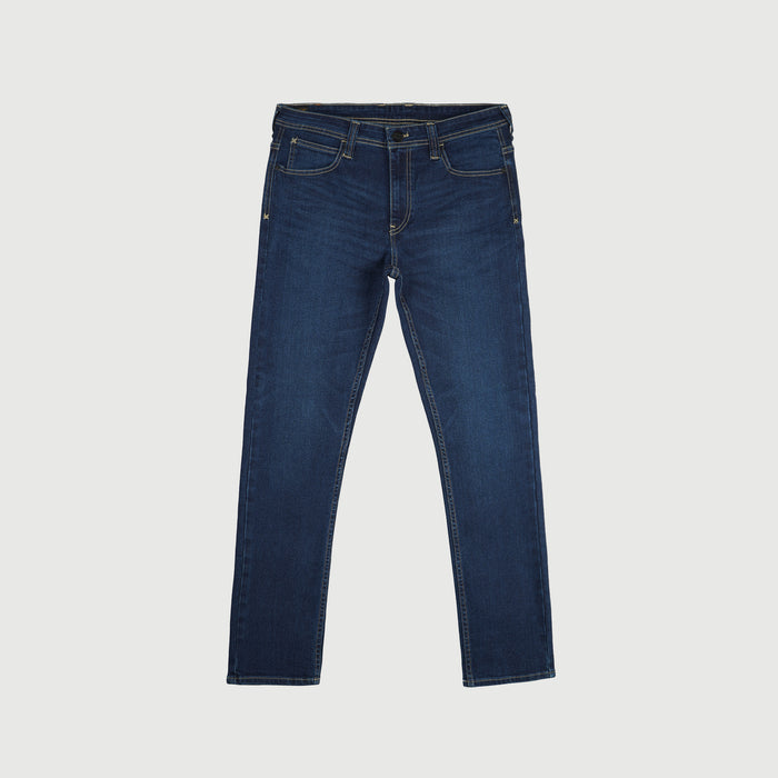 Stylistic Mr. Lee Men's Basic Denim Pants for Men Trendy Fashion High Quality Apparel Comfortable Casual Jeans for Men Super Skinny Mid Waist 149950-U (Dark Shade)
