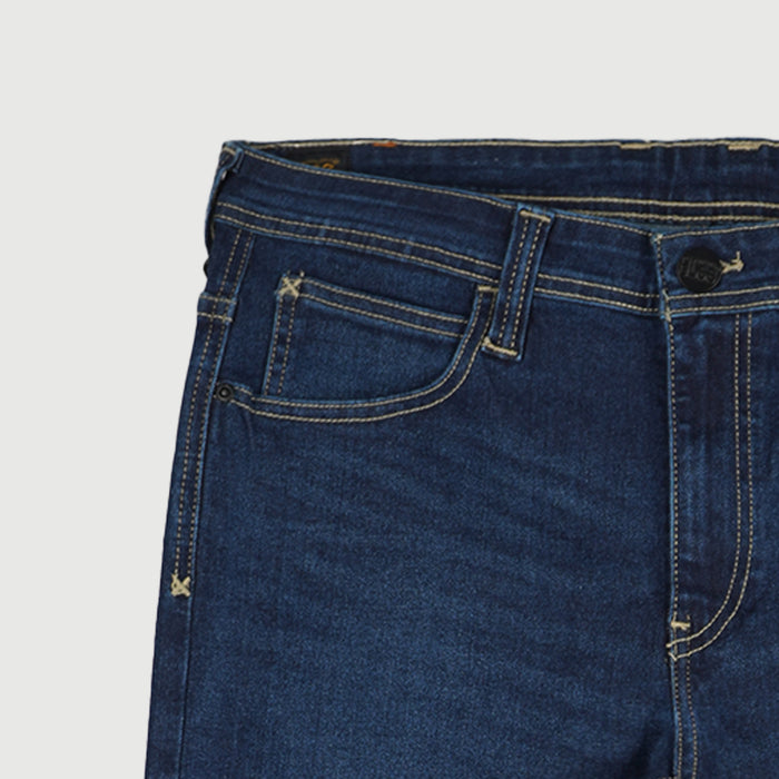Stylistic Mr. Lee Men's Basic Denim Pants for Men Trendy Fashion High Quality Apparel Comfortable Casual Jeans for Men Super Skinny Mid Waist 149950-U (Dark Shade)
