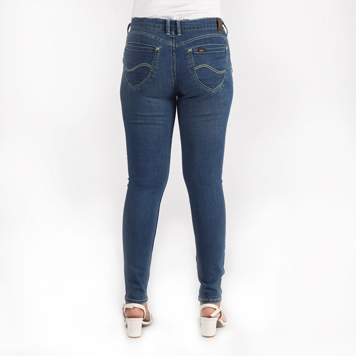 Stylistic Mr. Lee Ladies Basic Denim Trendy Fashion High Quality Apparel Comfortable Casual Jeans for Women Super Skinny 149909 (Medium Shade)