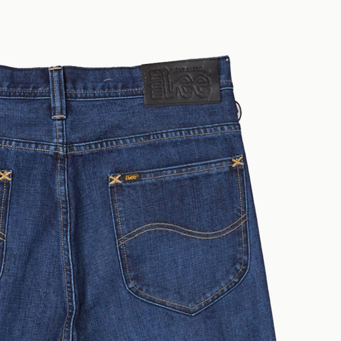 Stylistic Mr. Lee Men's Basic Denim Pants for Men Trendy Fashion High Quality Apparel Comfortable Casual Jeans for Men Regular Fit Mid Waist 148464 (Dark Shade)