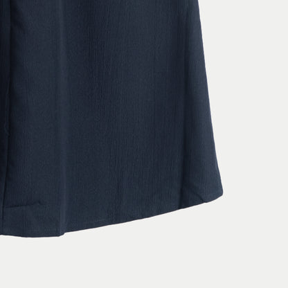 Stylistic Mr. Lee Ladies Basic Plain Dress 3/4 Puff Sleeve for Women Trendy Fashion High Quality Apparel Comfortable Casual Dress for Women Loose Fit 147572 (Blue)