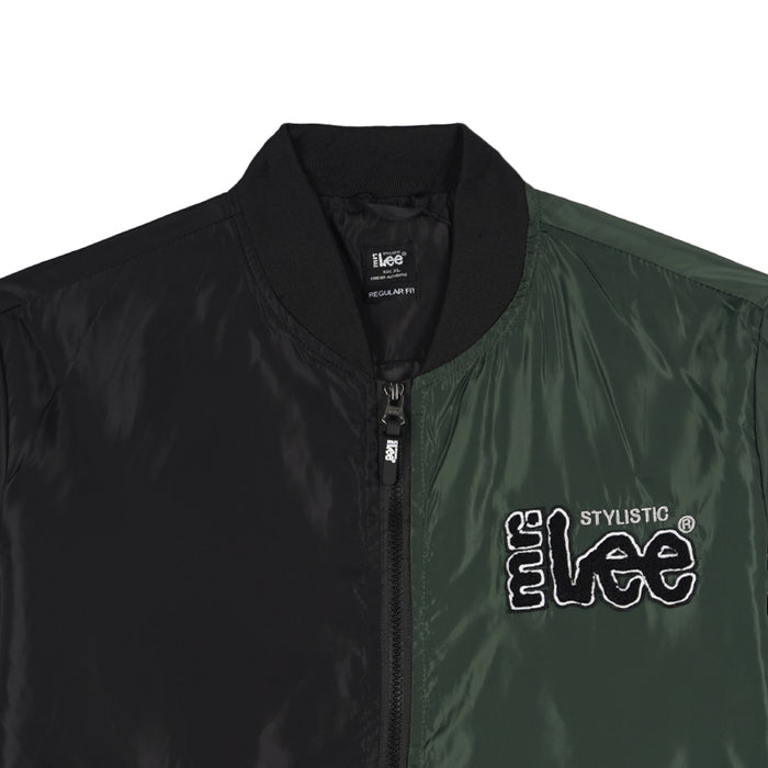 Stylistic Mr. Lee Men's Basic Bomber Jacket for Men Trendy Fashion High Quality Apparel Comfortable Casual Jacket for Men Regular Fit 130534 (Black Fatigue)