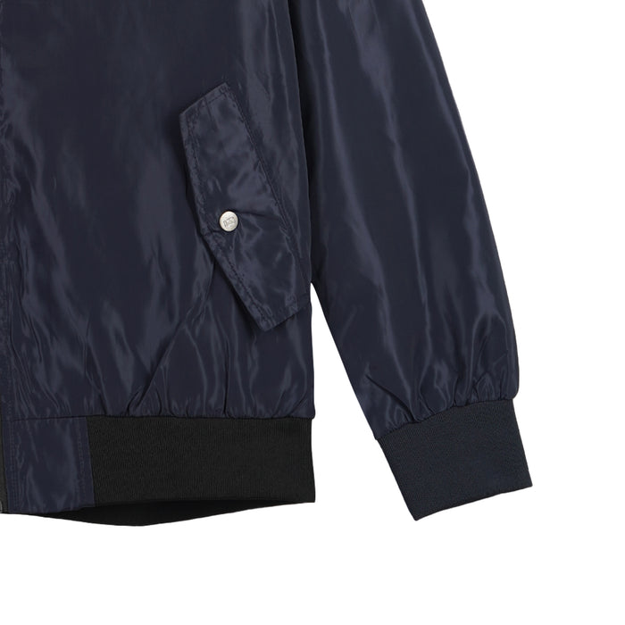 Stylistic Mr. Lee Men's Basic Bomber Jacket for Men Trendy Fashion High Quality Apparel Comfortable Casual Jacket for Men Regular Fit 130534 (Navy Black)