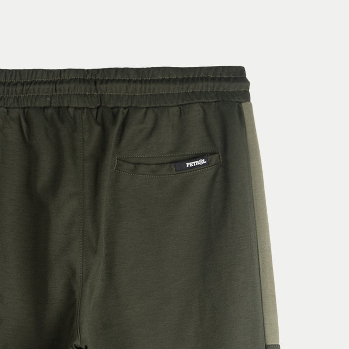 Petrol Basic Apparel Non-Denim Jogger Pants for Men Trendy Fashion With Pocket Regular Fitting Garment Wash Cotton Fabric Casual Jogger pants for Men 133091 (Fatigue)