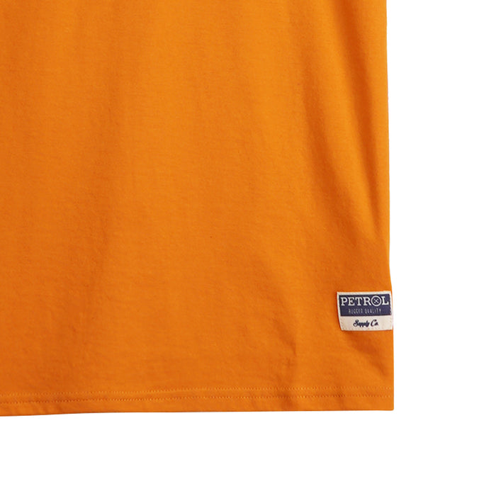 Petrol Basic Tees for Men Slim Fitting Shirt CVC Jersey Fabric Trendy fashion Casual Top Canary T-shirt for Men 141522-U (Canary)
