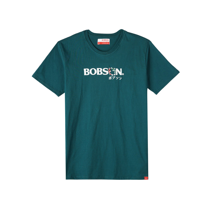 Bobson Japanese Men's Basic Round Neck Tees for Men Trendy fashion High Quality Apparel Comfortable Casual Top for Men Slim Fit 147522-U (Teal)