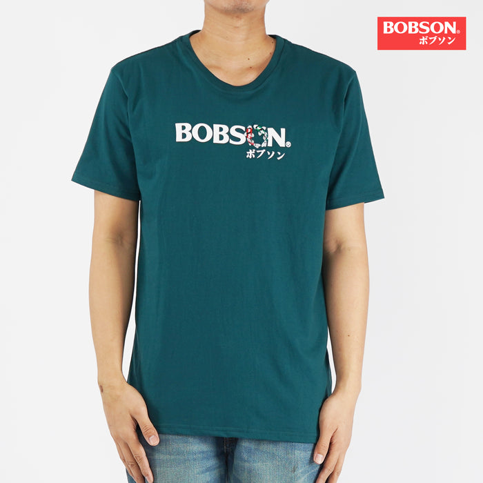 Bobson Japanese Men's Basic Round Neck Tees for Men Trendy fashion High Quality Apparel Comfortable Casual Top for Men Slim Fit 147522-U (Teal)